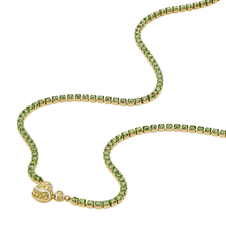 Fossil JFC04762-710 Disney Fossil Mickey Mouse Special Edition Crystal Tennis Kadın Kolye