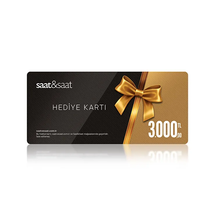 Hediye Kart Saat ve Saat Hediye Kartı